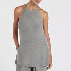 NWT DISSH Dove Washed Silk Halter US XS/S